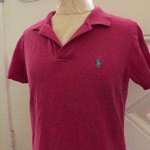 Polo dress in pink